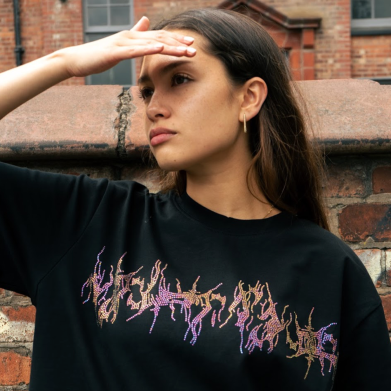 Rhinestone Drip Tee