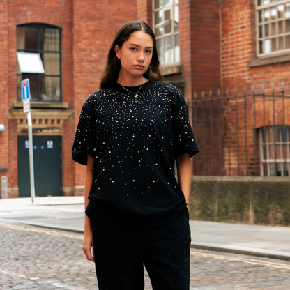 Luxe Rhinestone Tee