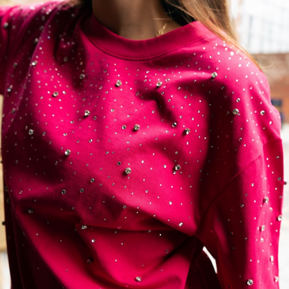 Luxe Rhinestone Tee