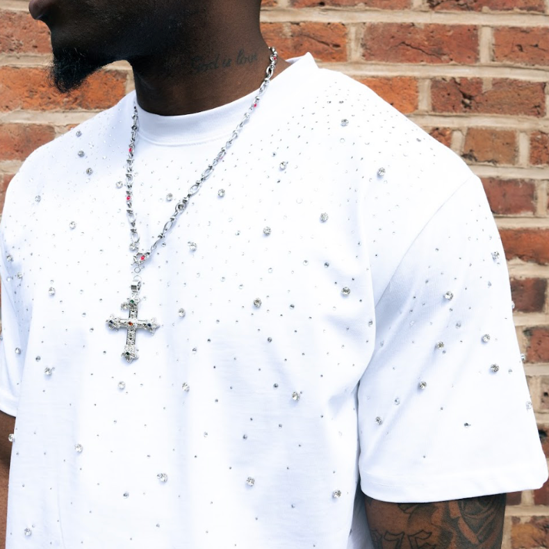 Luxe Rhinestone Tee