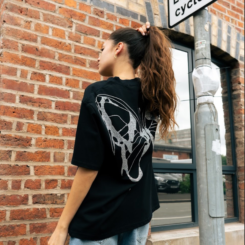 Rhinestone Butterfly Tee