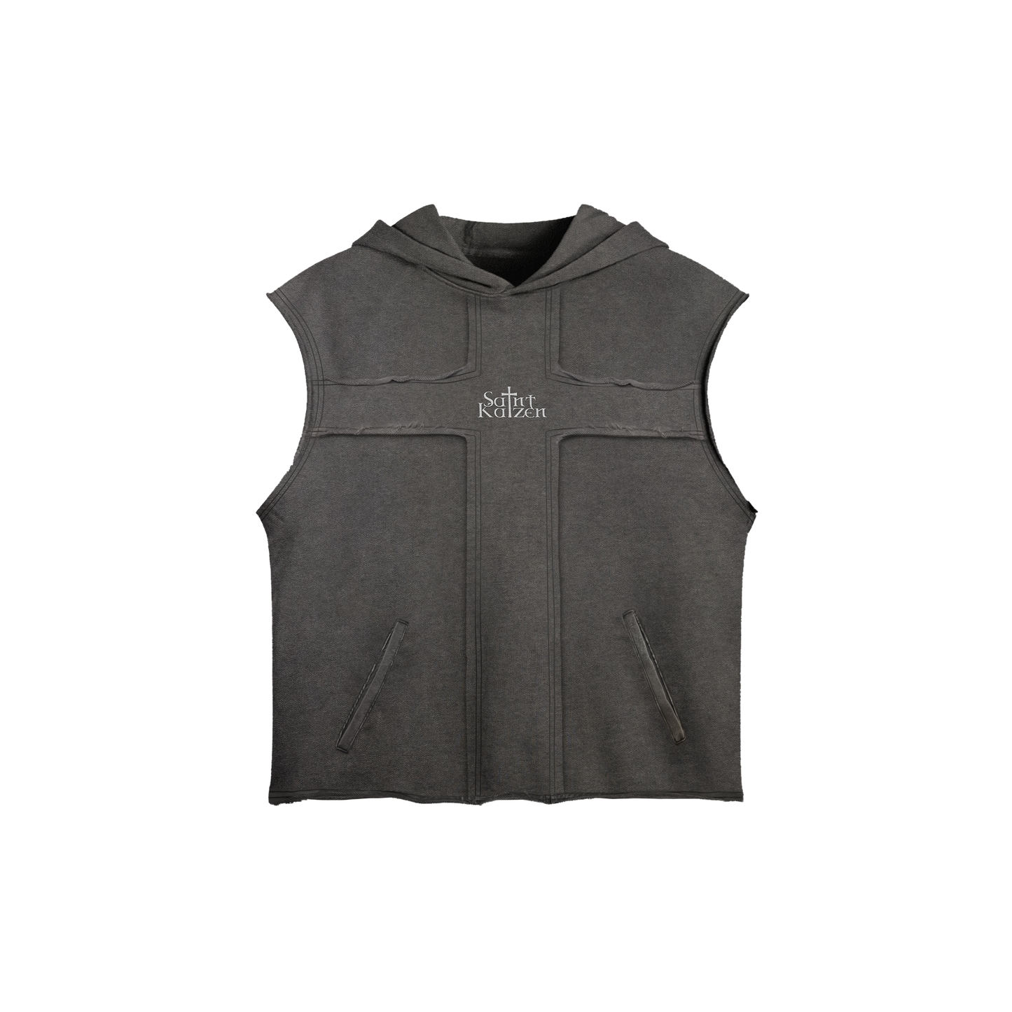 Psalm 28:7 Sleeveless Hoodie