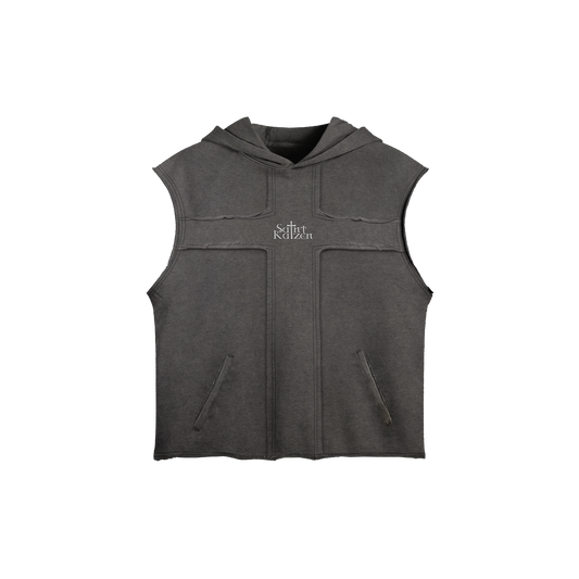 Psalm 28:7 Sleeveless Hoodie