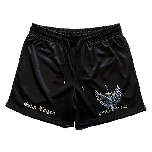 Soldier Of God Mesh Shorts