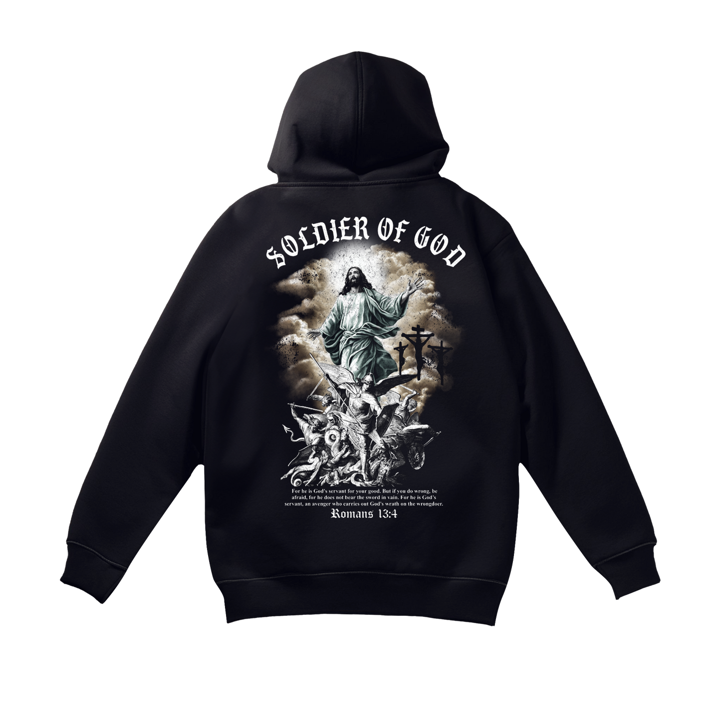 Soldier of God Hoodie Black