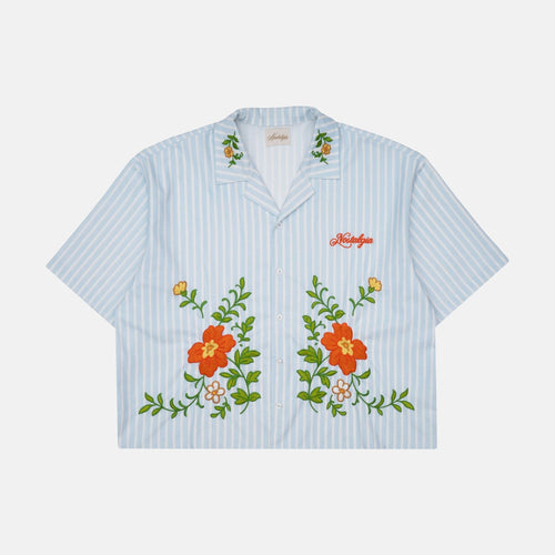 STRIPED CHAMBRAY SHIRT