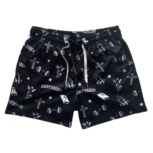 Symbol Mesh Shorts - Black