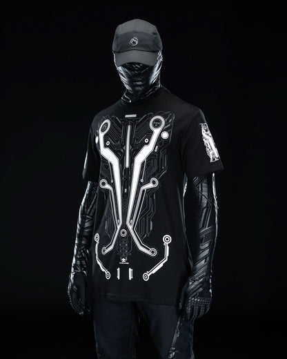 TRON White ( UV + GLOW Blue )