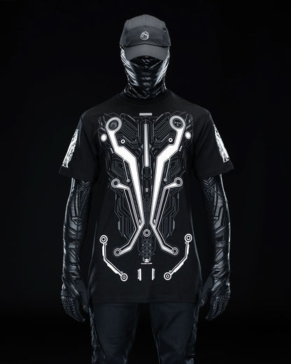 TRON White ( UV + GLOW Blue )