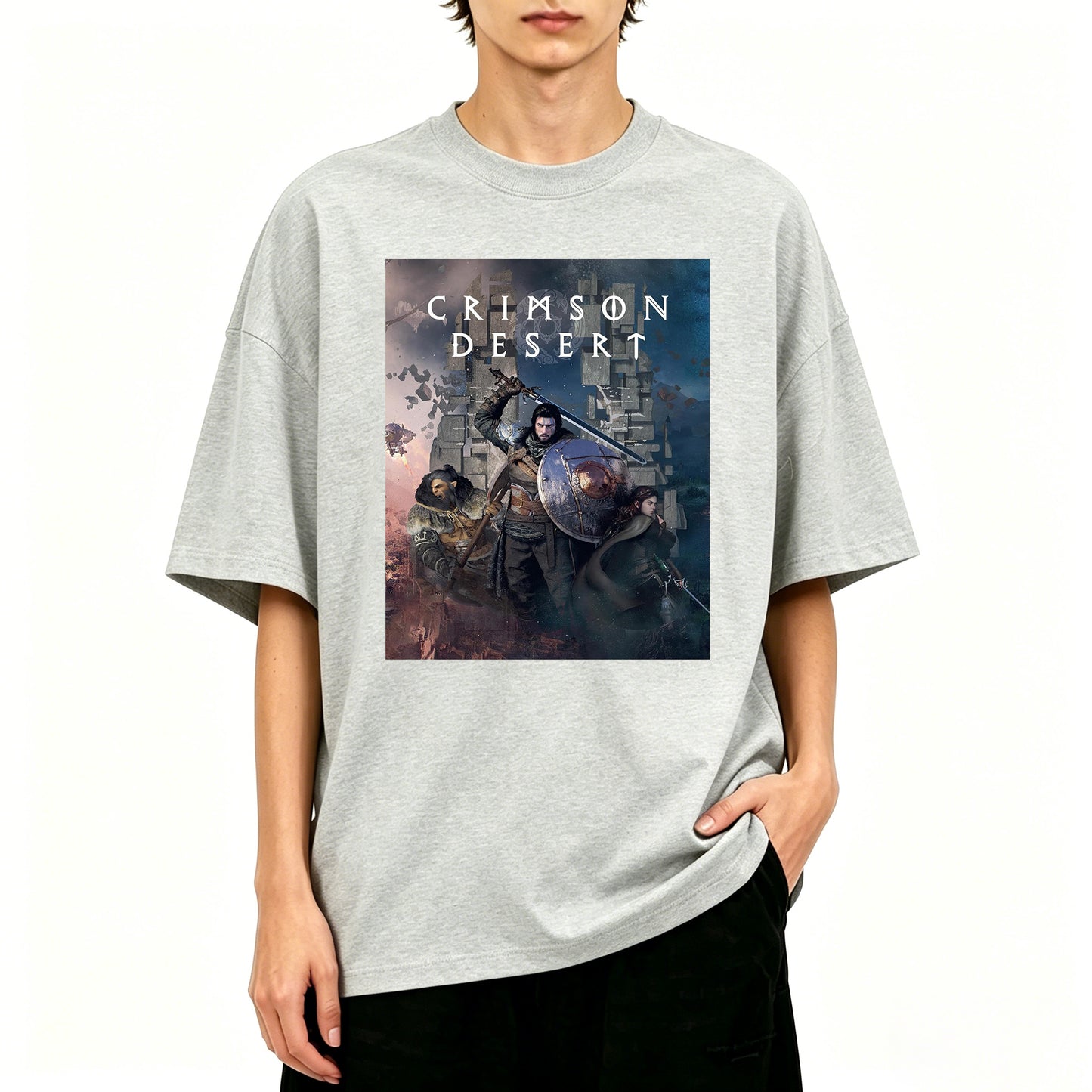 Crimson Desert Game T-Shirt Kliff Damiane Oongka Short-Sleeve Shirt