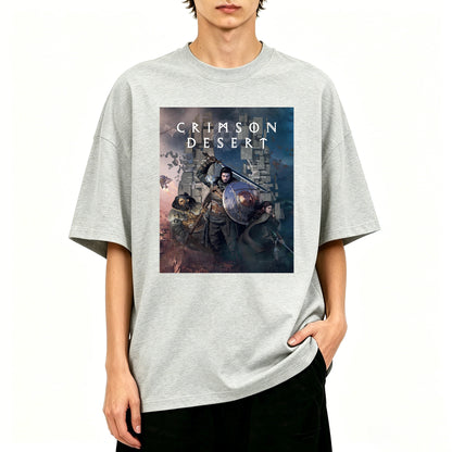 Crimson Desert Game T-Shirt Kliff Damiane Oongka Short-Sleeve Shirt
