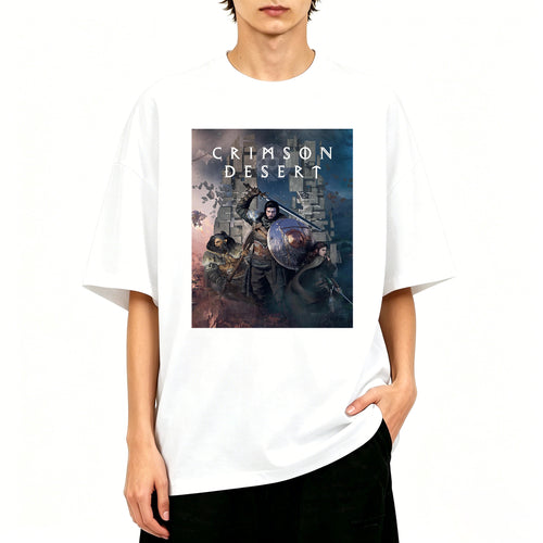 Crimson Desert Game T-Shirt Kliff Damiane Oongka Short-Sleeve Shirt