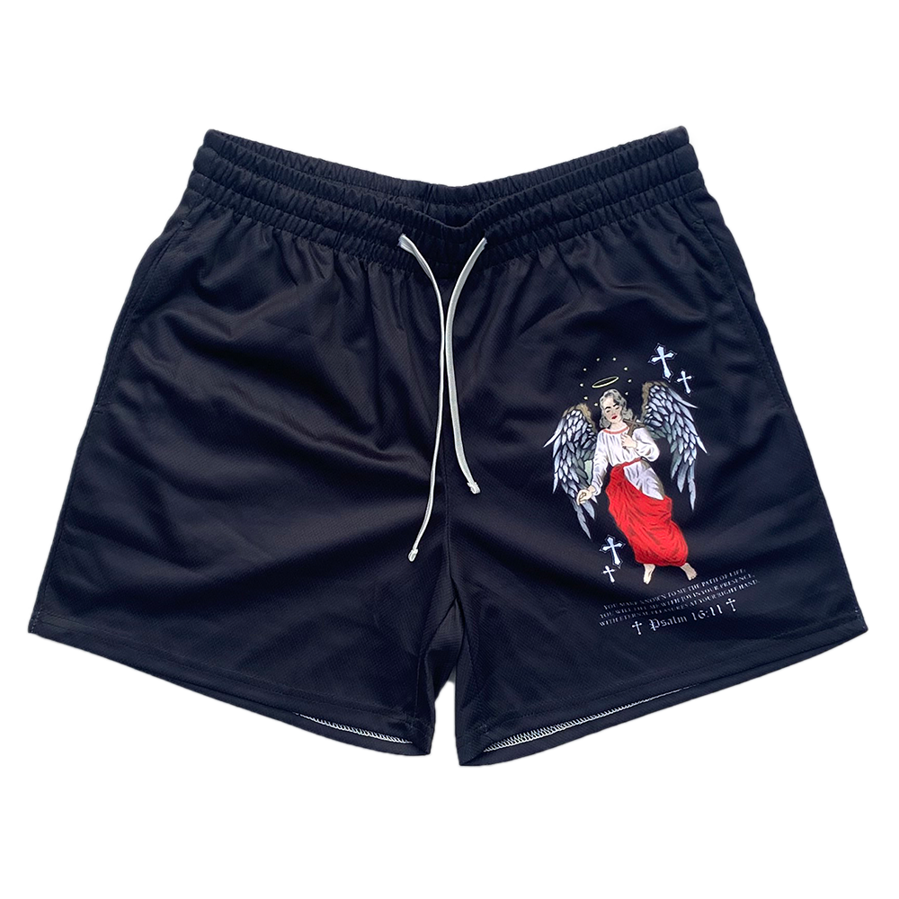 The Path Mesh Shorts - Black