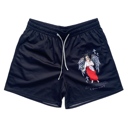 The Path Mesh Shorts - Black