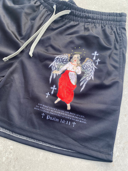 The Path Mesh Shorts - Black