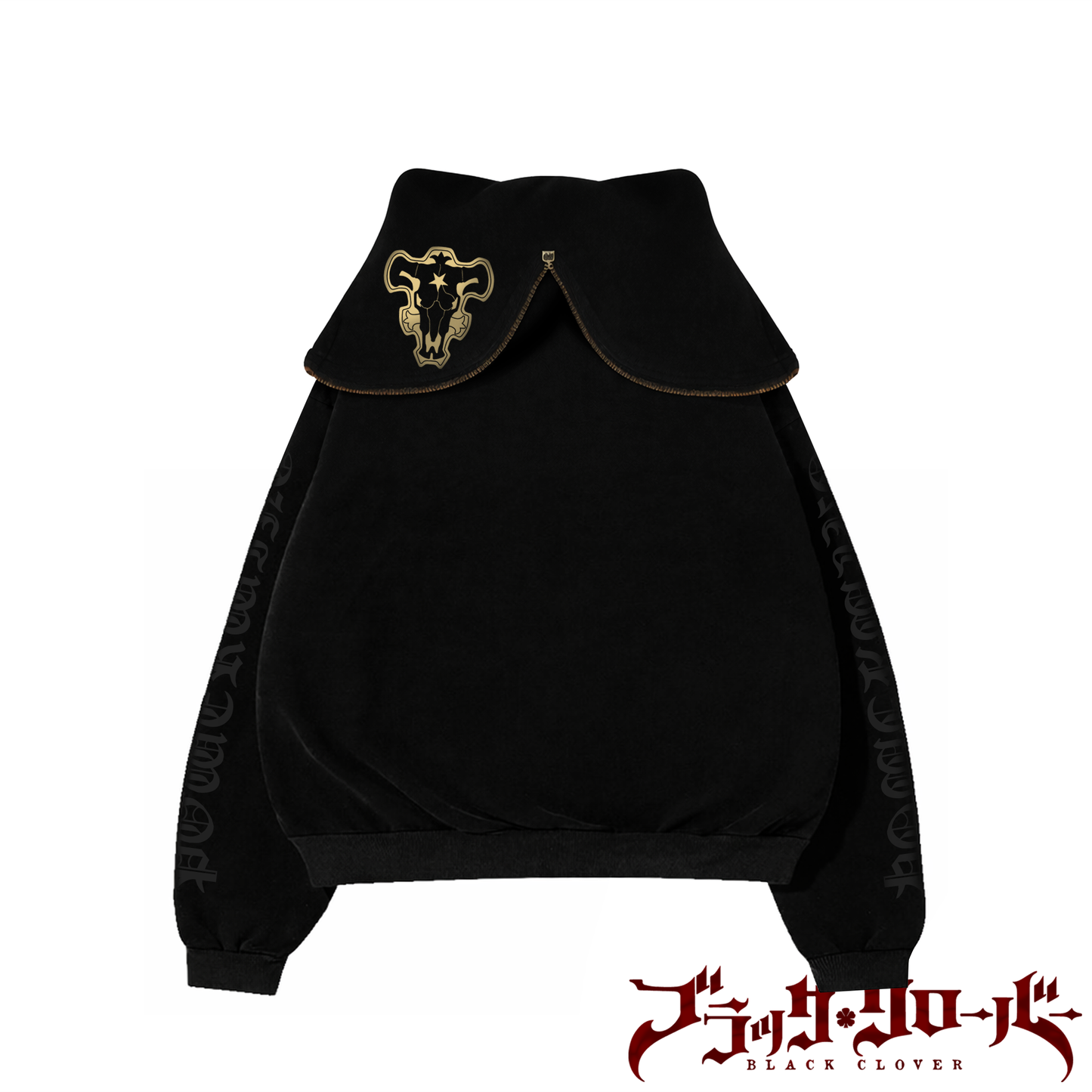 BLACK BULLS CLOAK HOODIE
