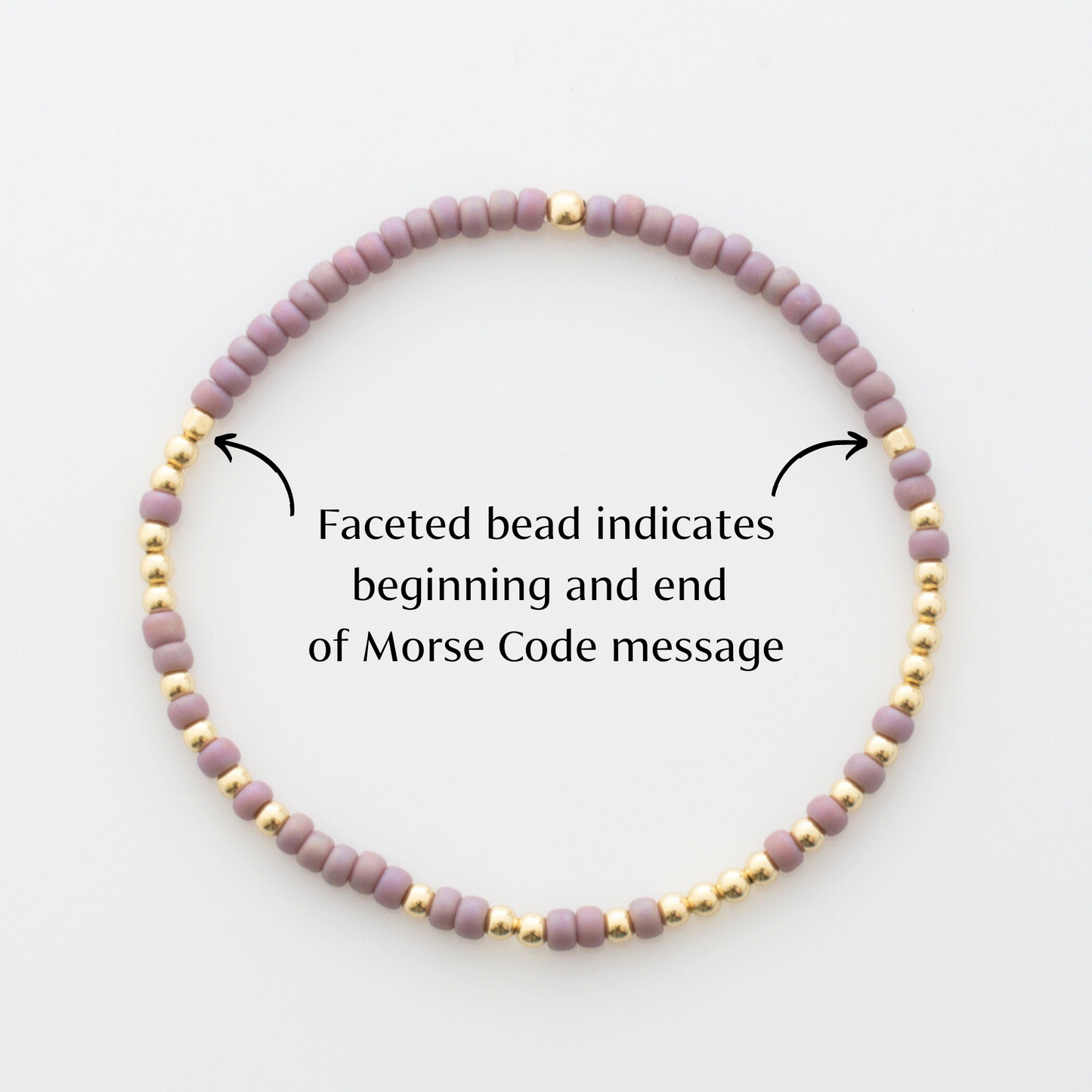 Endless Morse Code Hidden Message Bracelet
