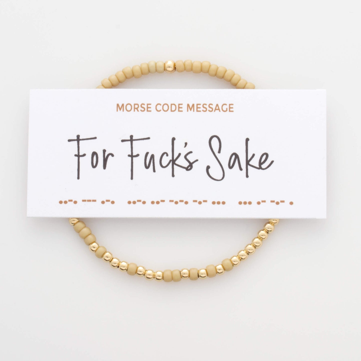 Endless Morse Code Hidden Message Bracelet