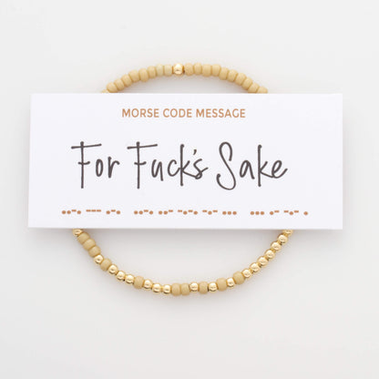Endless Morse Code Hidden Message Bracelet