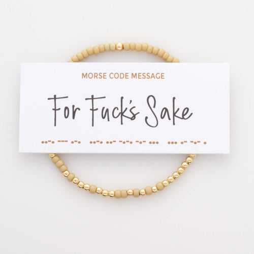 Endless Morse Code Hidden Message Bracelet