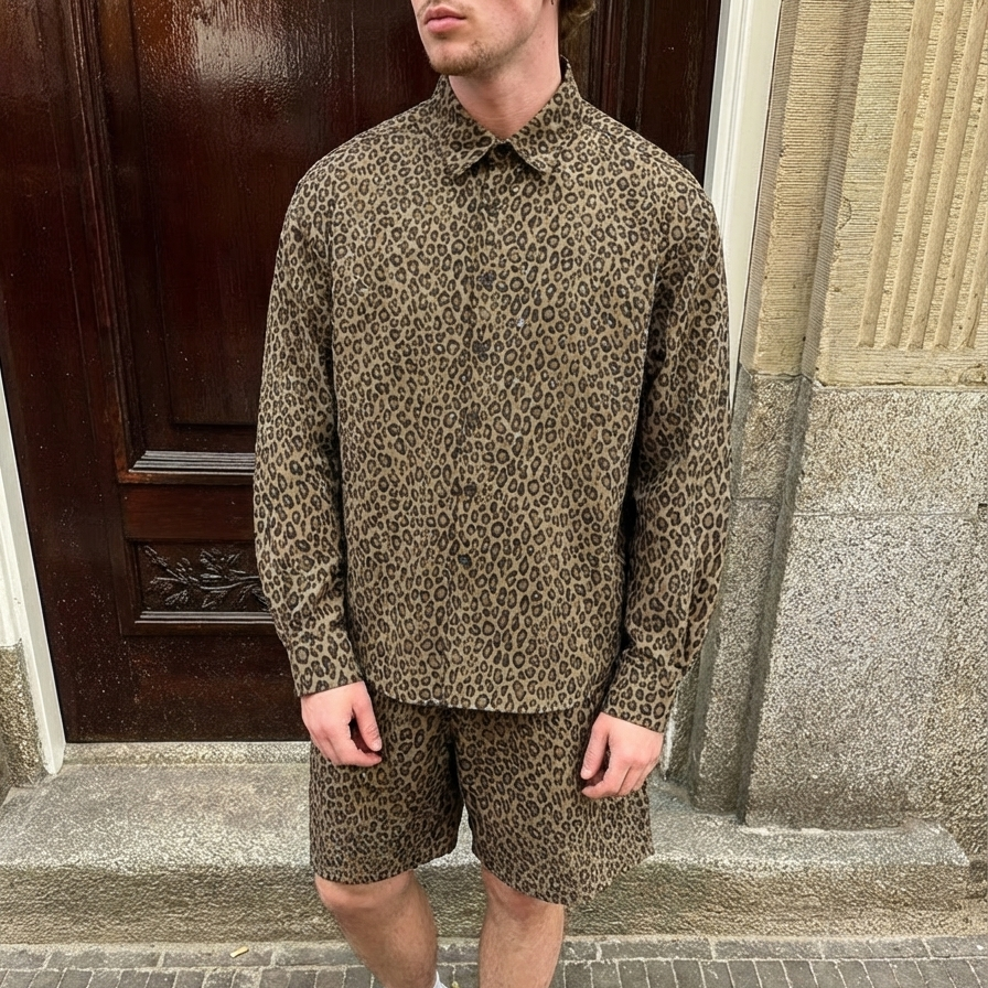 Leopard Long Sleeve Jacket