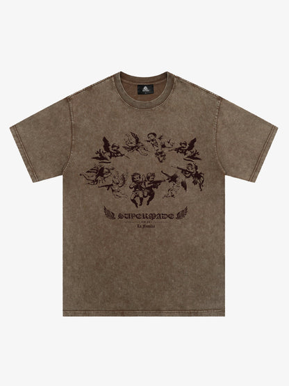 Original Vintage Angel Graphic Print T-Shirt