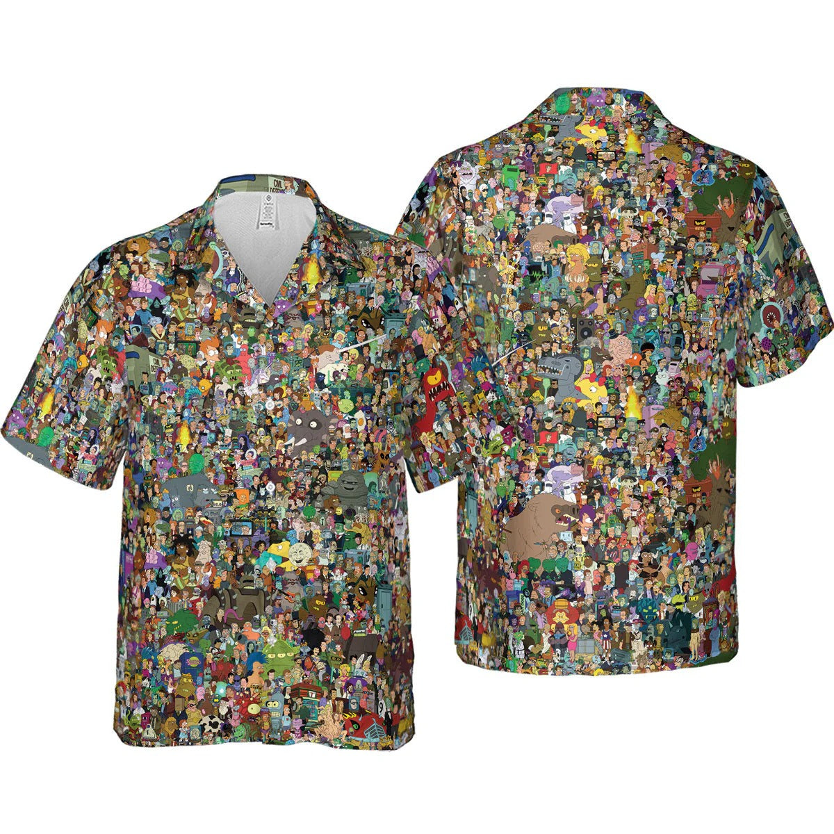 Futurama Characters Hawaiian Shirt