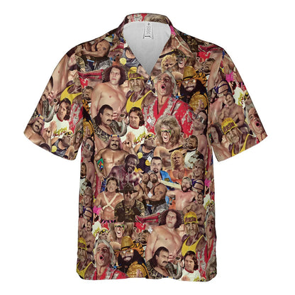 Pro Wrestlers Hawaiian Shirt