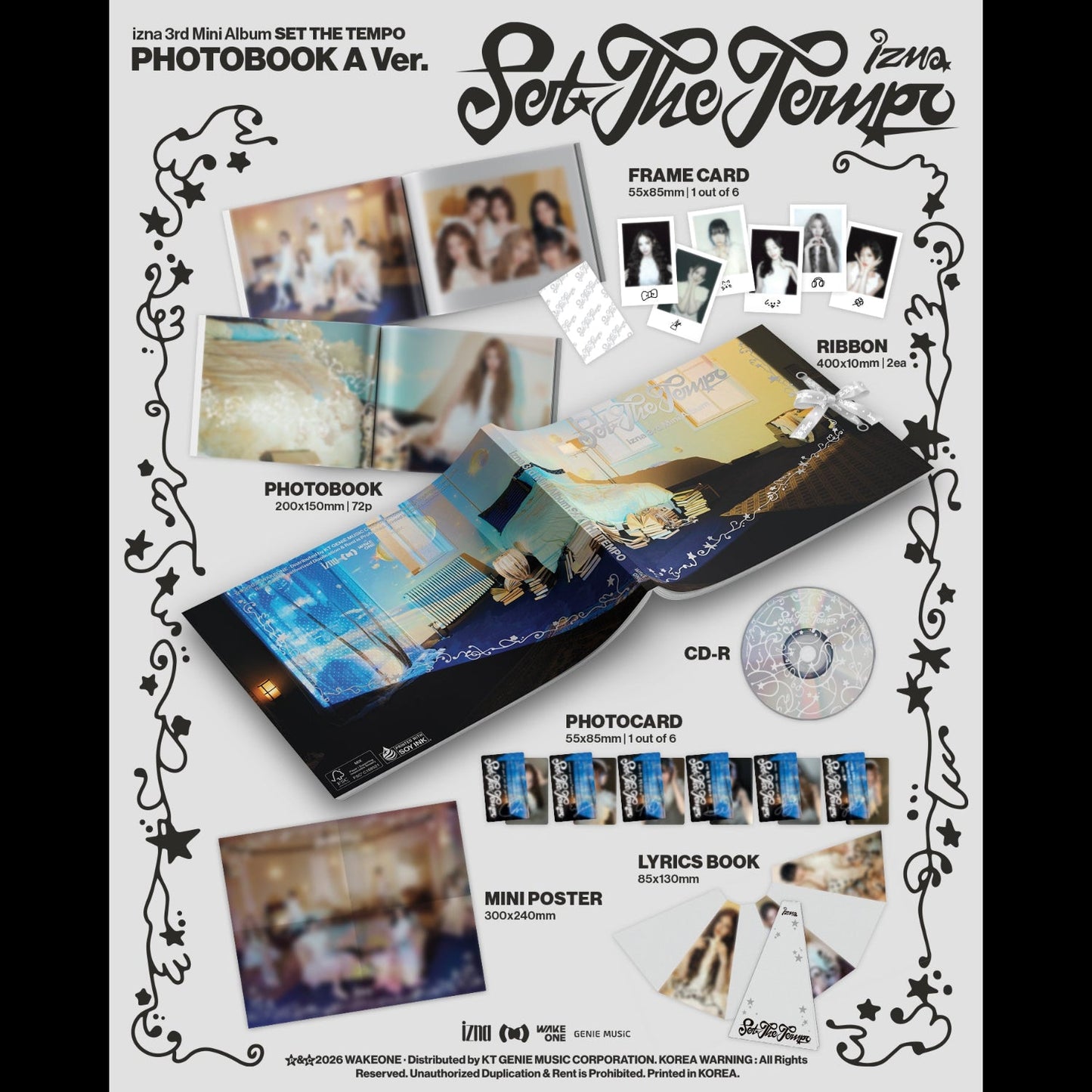 SET THE TEMPO Signed Photobook A/B Set