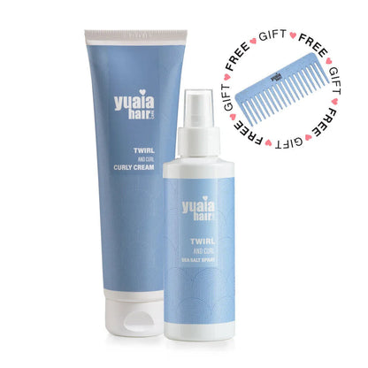 Curl Defining Cream and Sea Salt Spray Set