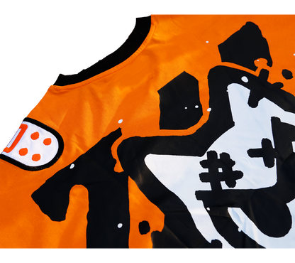 RUFF'D UP OVERSIZED TEE ORANGE