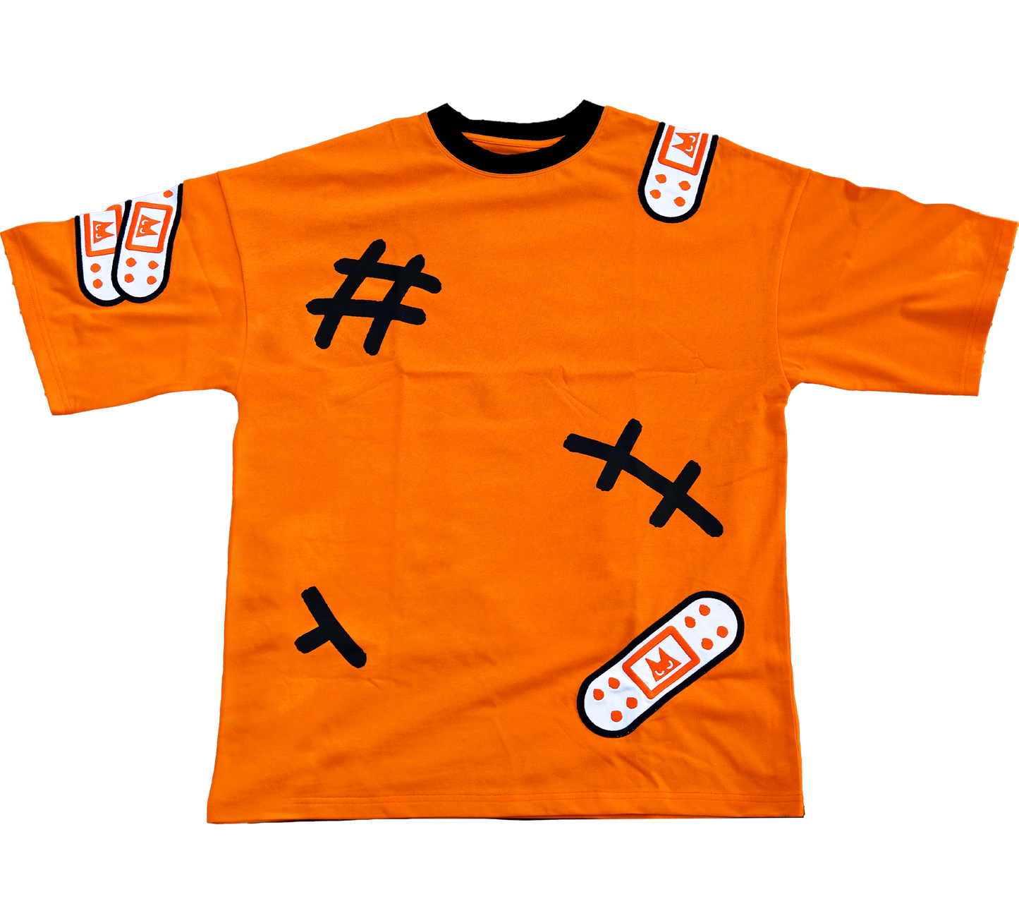 RUFF'D UP OVERSIZED TEE ORANGE