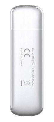 ZTE MF833N - product view 2; manufacturer reference image