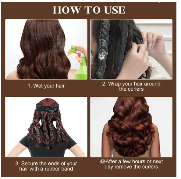 Heatless Sleep-In Curling Headband